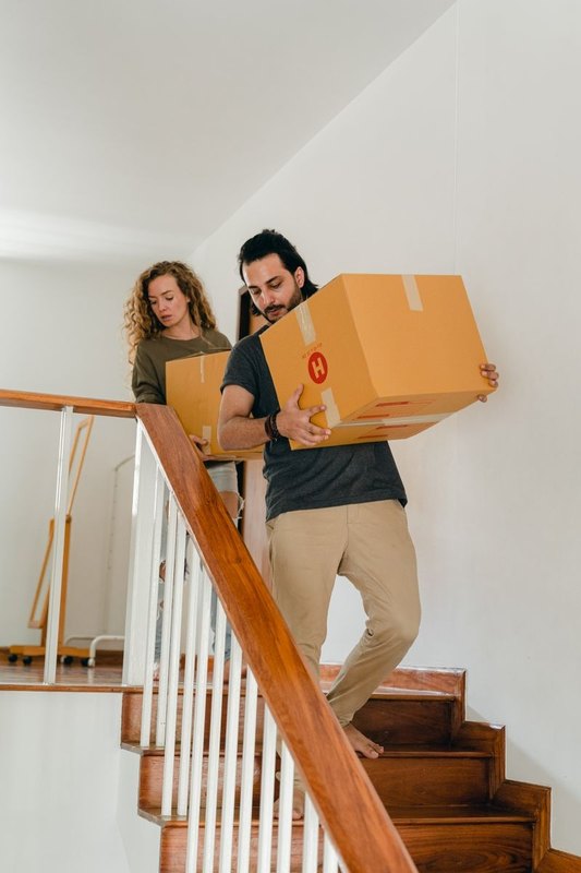 Fast Affordable College Student Movers team packing for a move